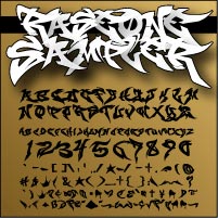 RaseOne Original Graffiti Font