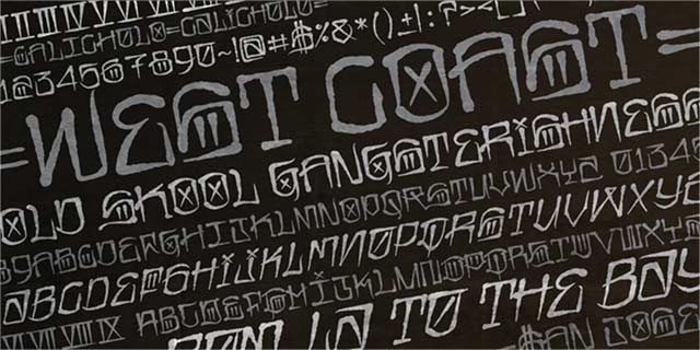 calicholo Graffiti Font Image #3