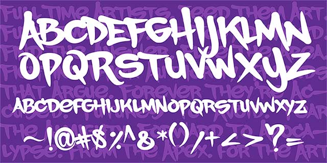 captions Graffiti Font Image #3