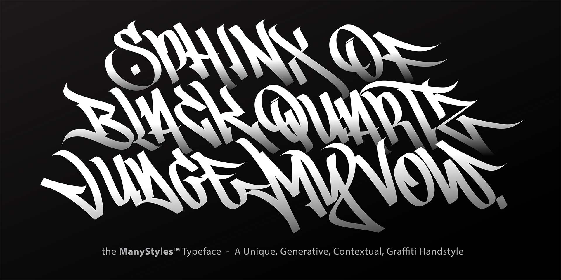 Graffiti Fonts ManyStyles Generative Version 0004