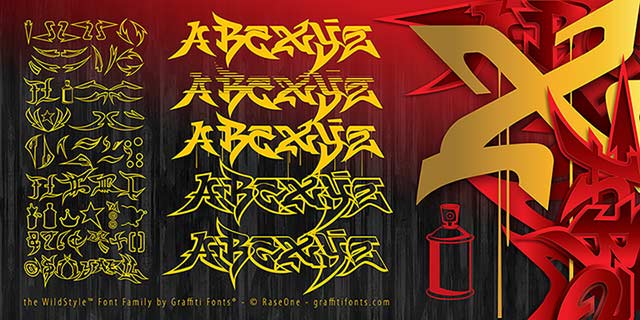 wildstyle Graffiti Font Image #2