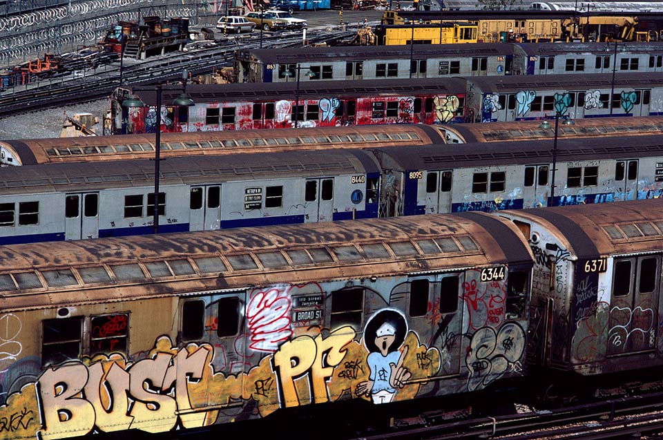 Subway Layup Graffiti 1983