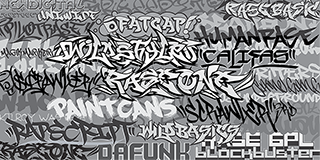 33 graffiti fonts 