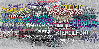 100 graffiti fonts 
