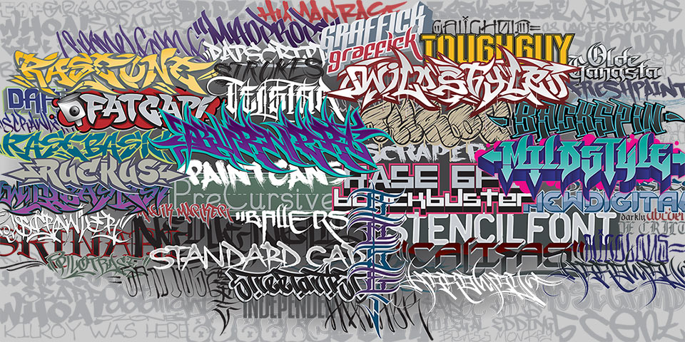 100 Graffiti Fonts