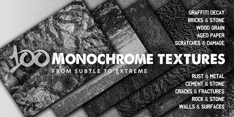 25 Monochrome Textures