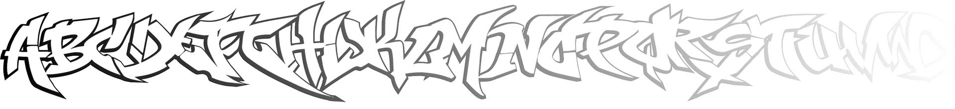 Rase Basic Graffiti Alphabet