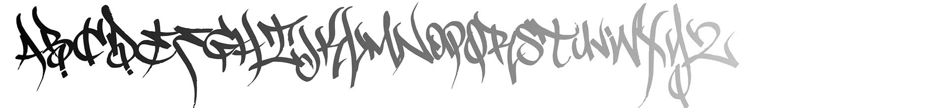 Scrawler Graffiti Alphabet