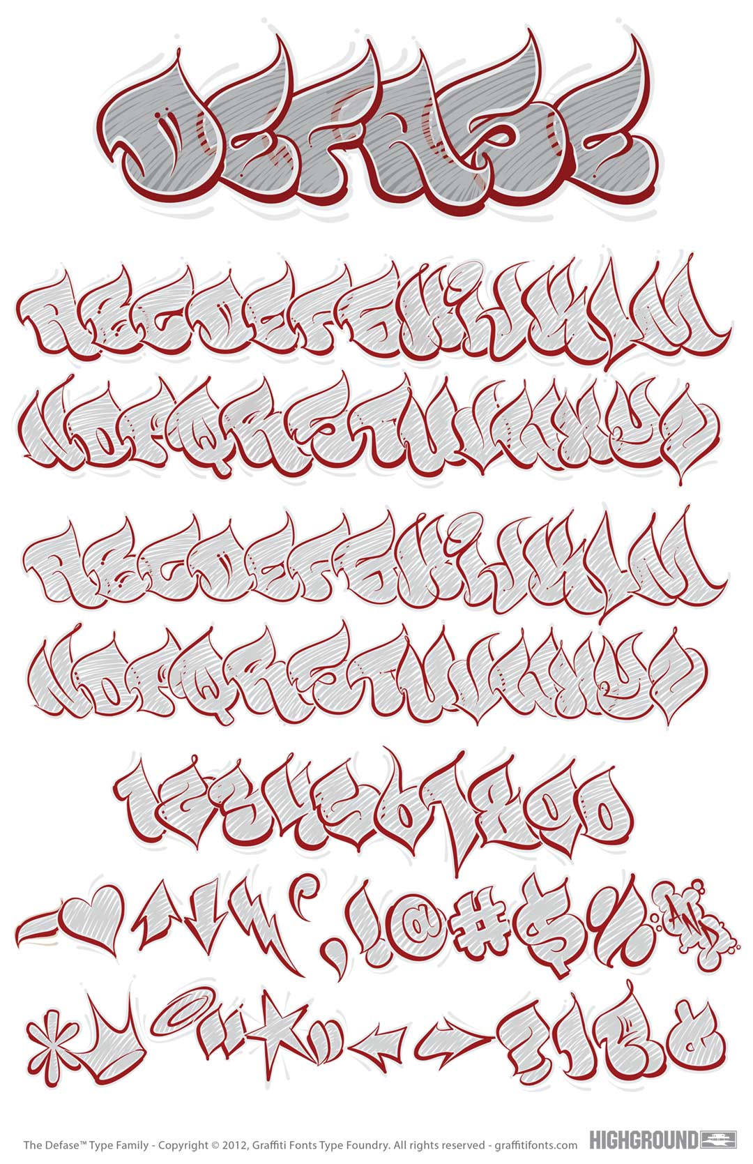 Defase Color Two Type Specimen