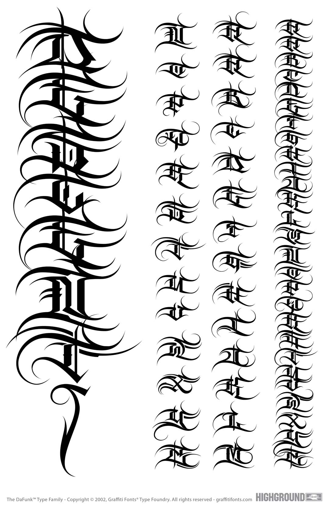 Descent Classic Type Specimen