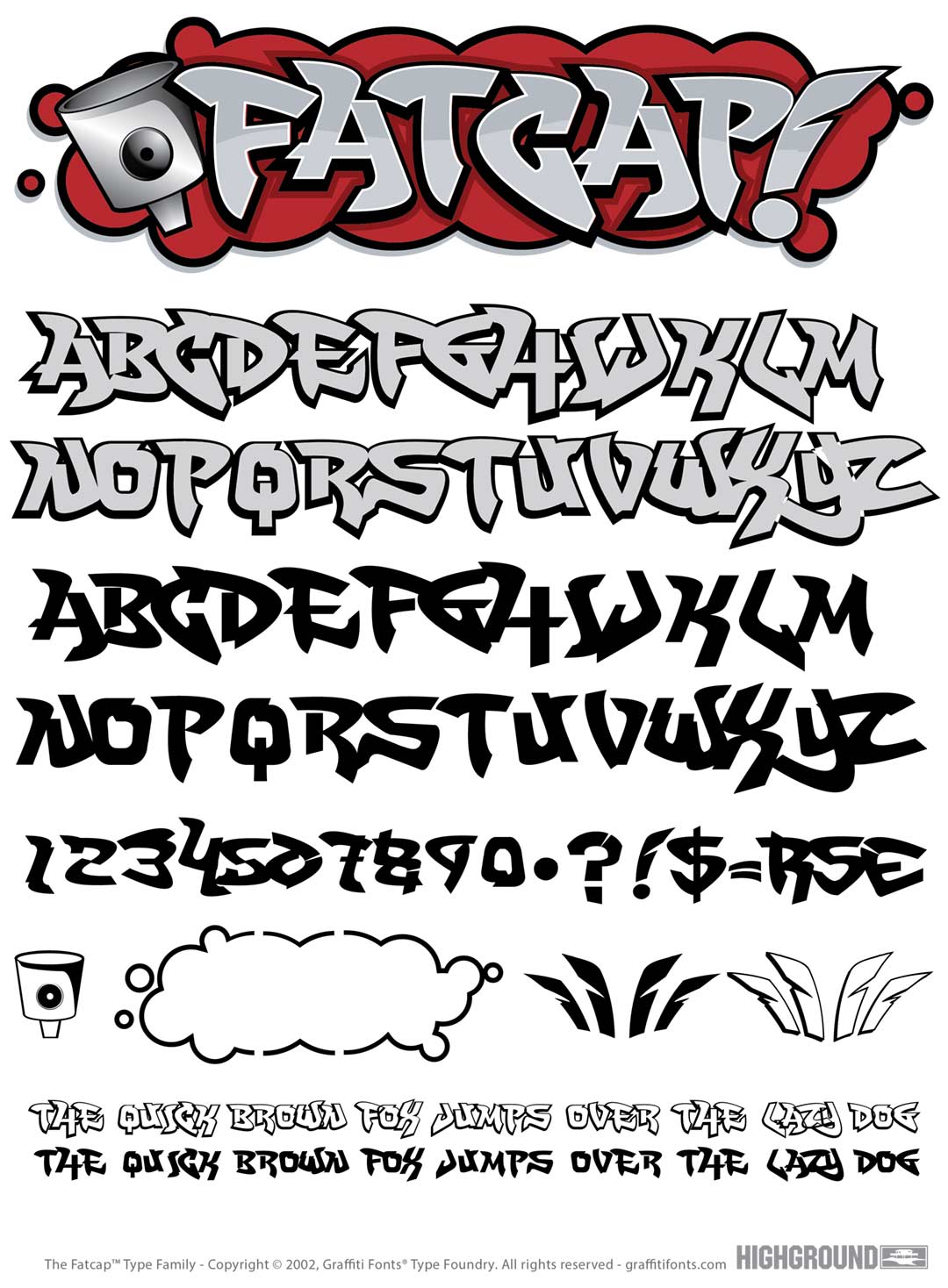 FatCap Type Specimen
