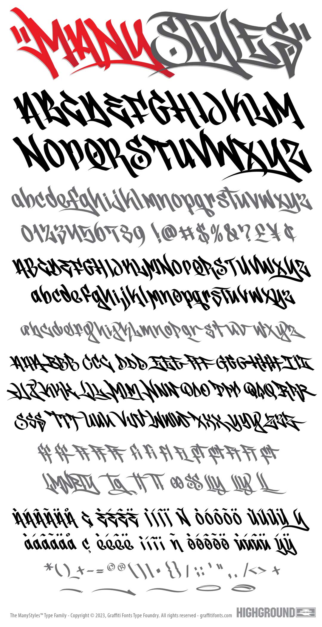 ManyStyles Contextual Type Specimen