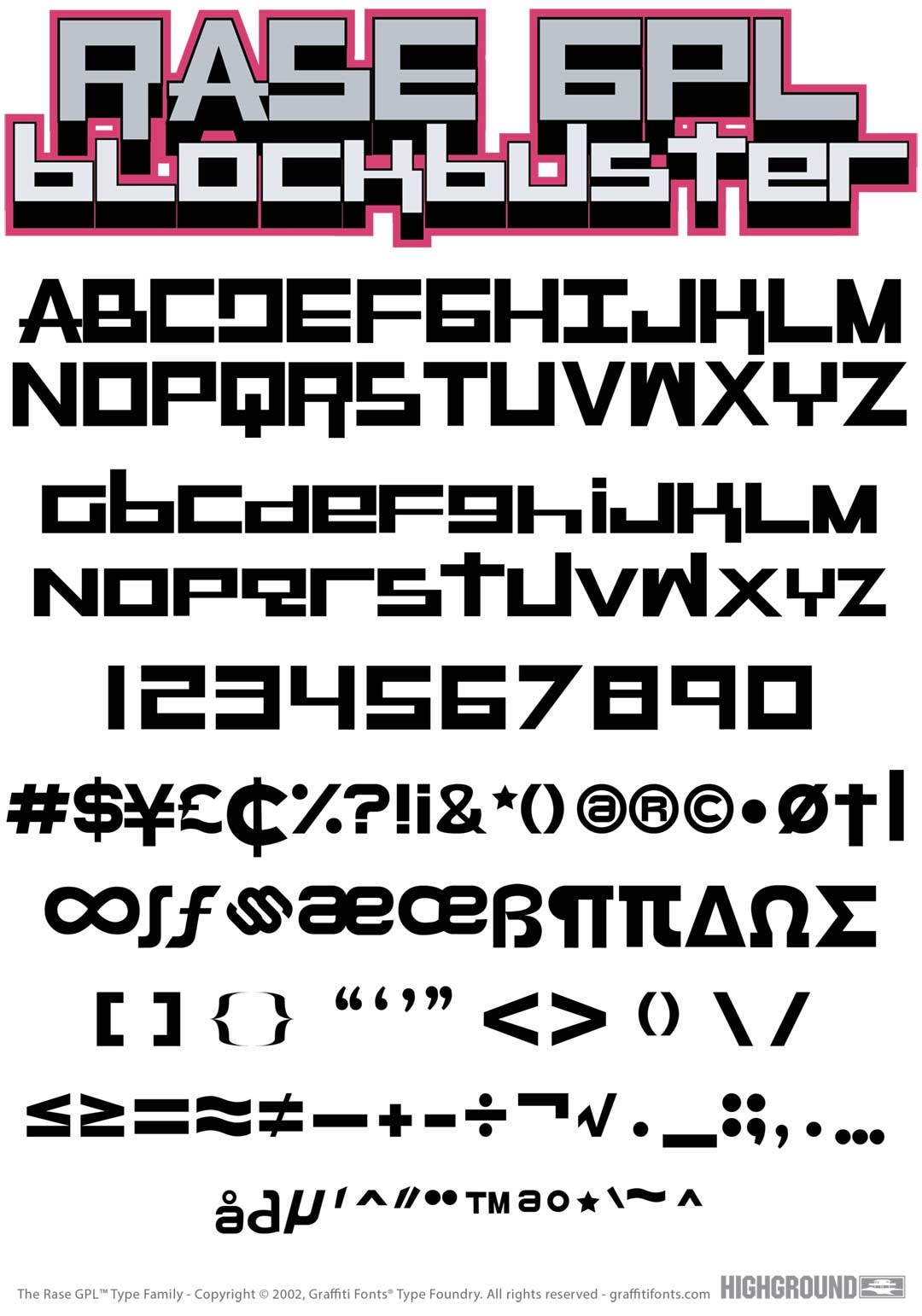 Rase GPL Type Specimen