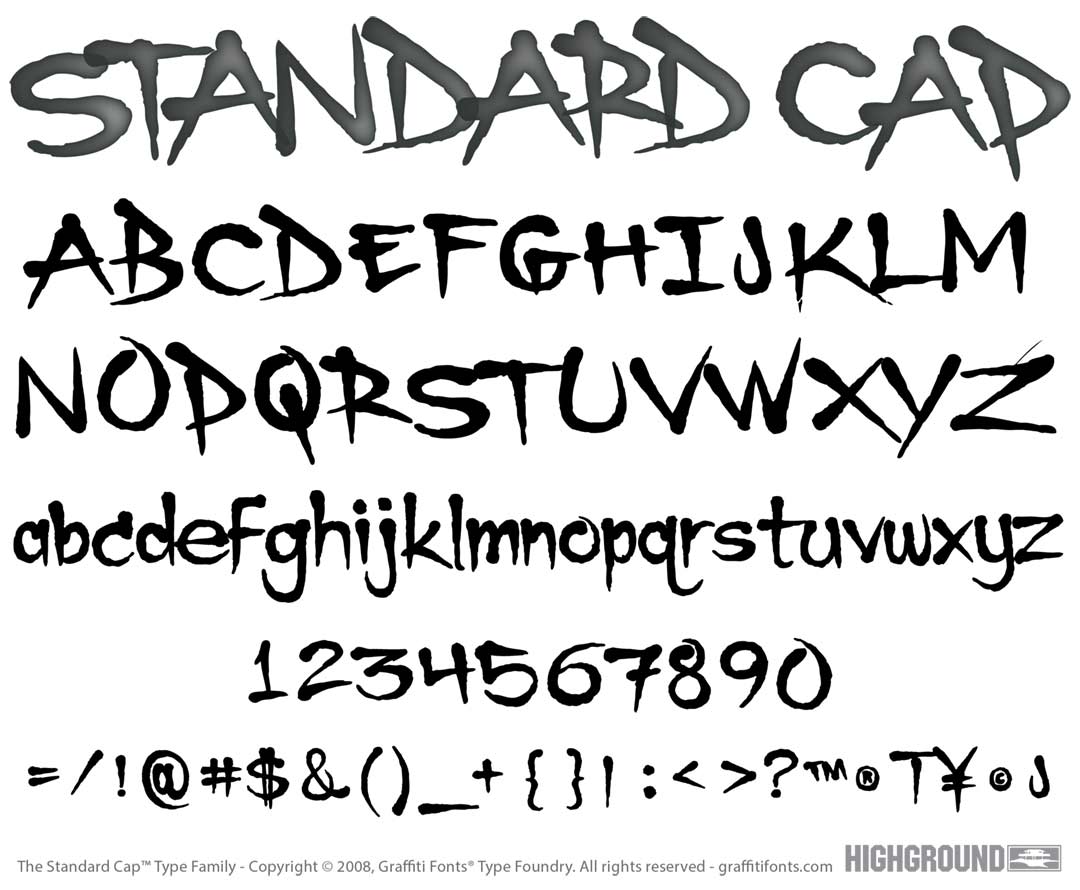 Standard Cap Type Specimen