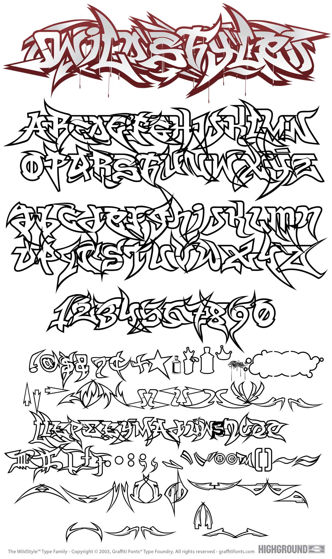 WildStyle Fat Type Specimen