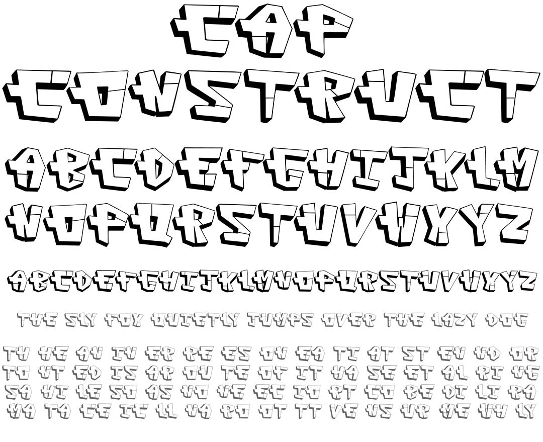Cap Construct Type Specimen