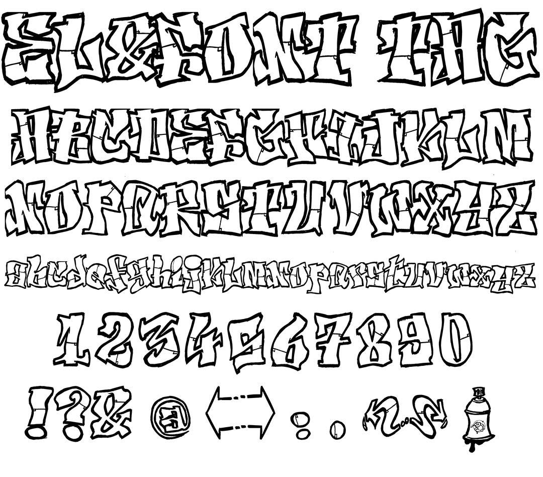 El & Font Tag Type Specimen