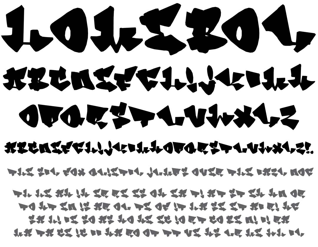 Homeboy Type Specimen