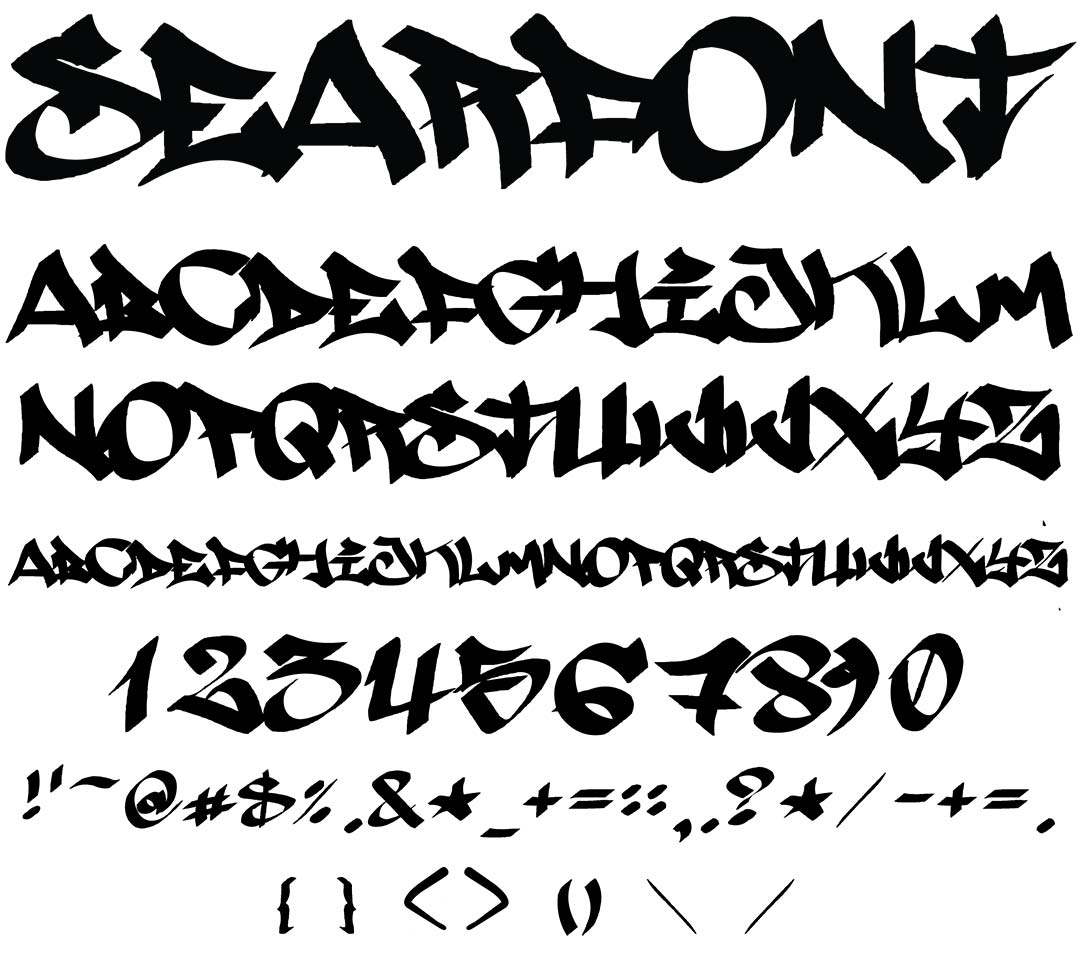 Searfont Type Specimen