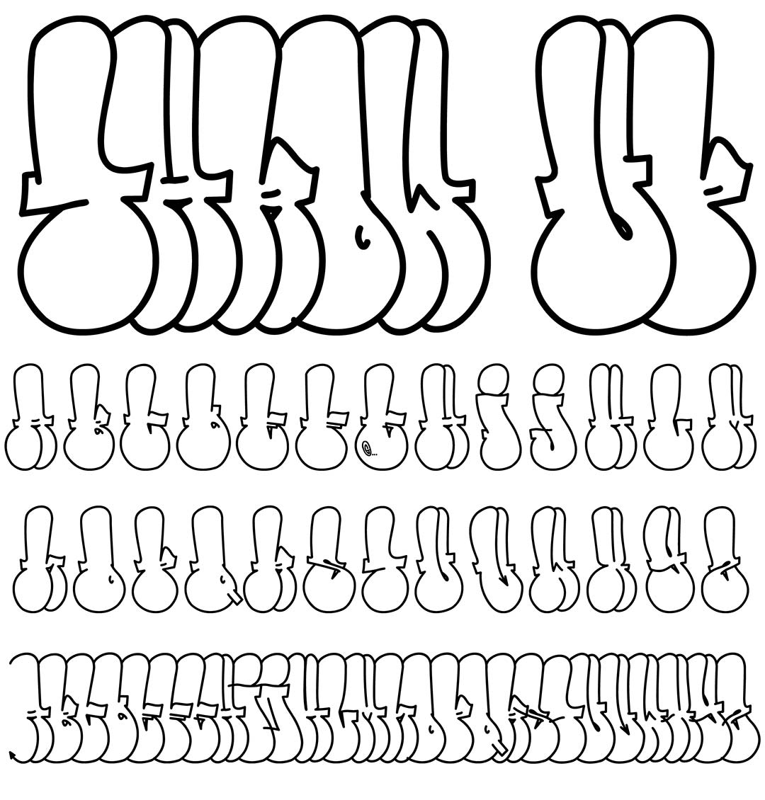 Throw Up Type Specimen