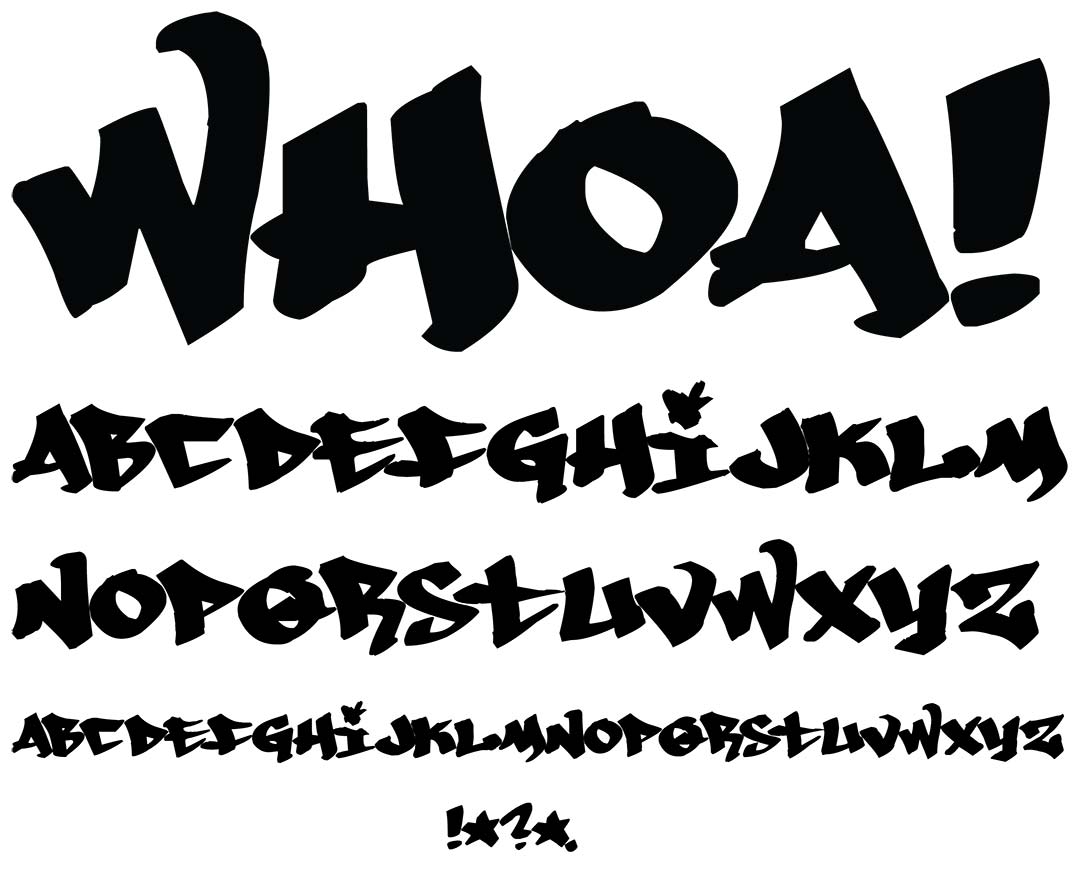 Whoa! Type Specimen