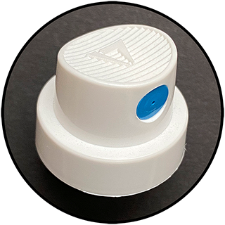 Blue Dot Outline Cap